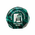 Green Marble Octagon Acrylic Award (7")